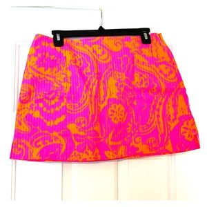 Pink and Orange mini skirt